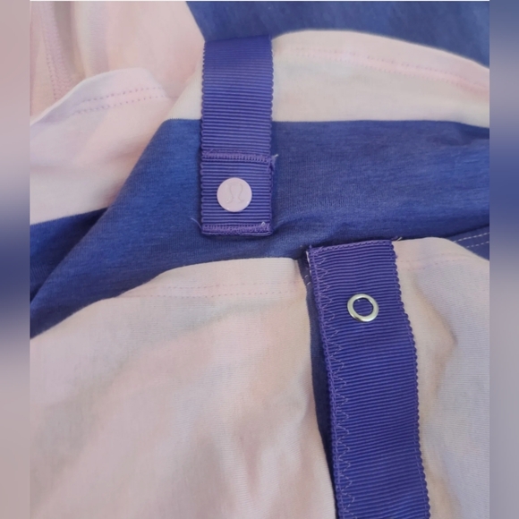 Lululemon Vinyasa Vitasea Infinity Scarf Pink & Purple Striped - Picture 5 of 5